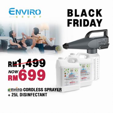 cordless sprayer 25L + Disinfectant